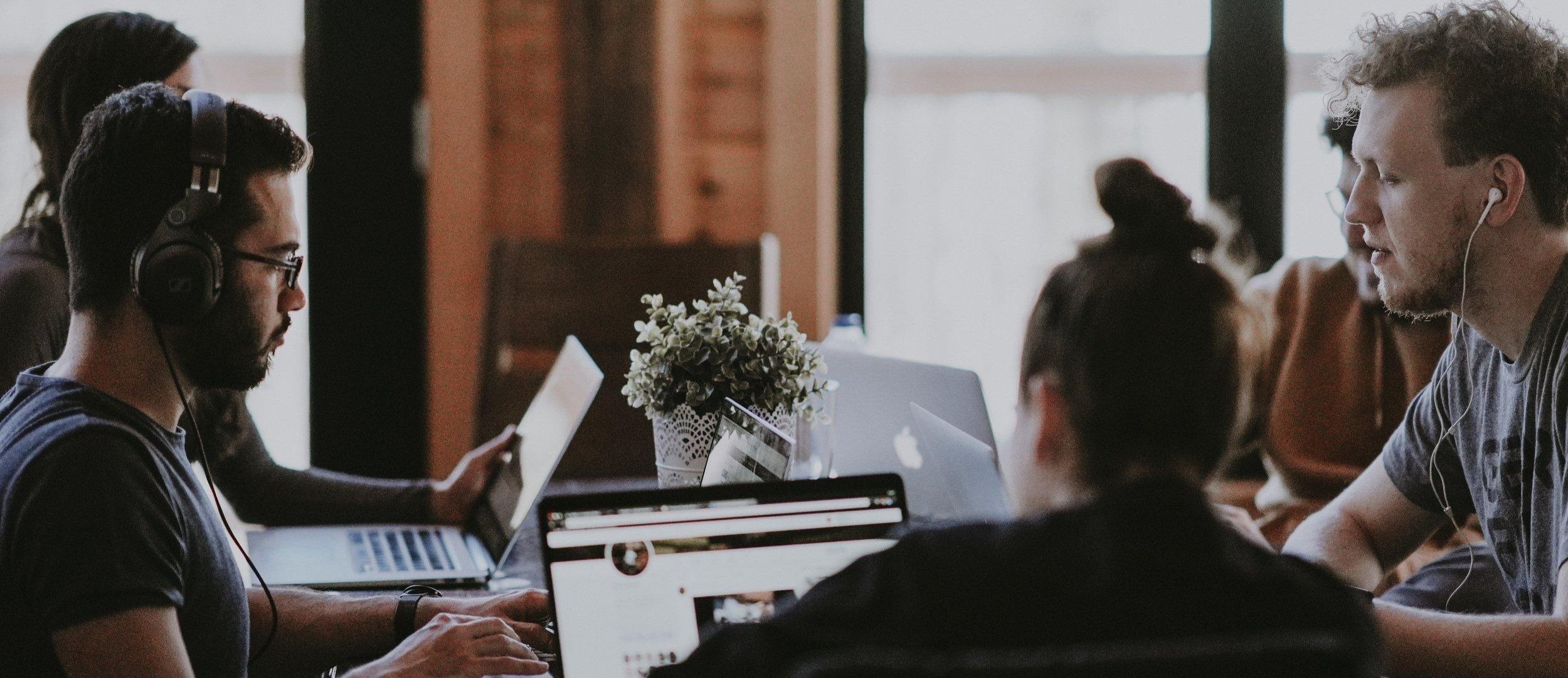 EIT employees at work